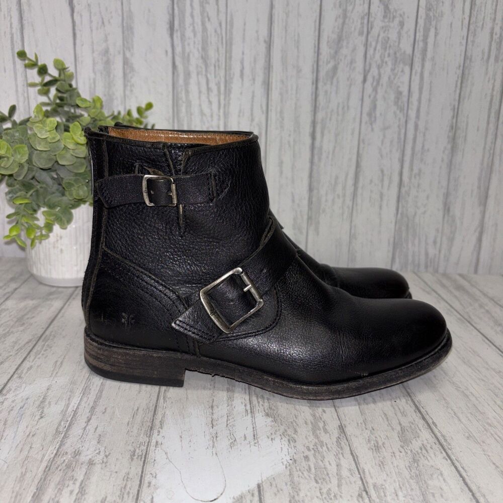 Womens Size 6 Frye Leather Ankle Boots EUC